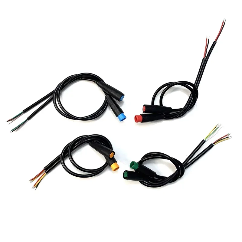Electric Bicycle Butt Joint Plug M6/M8 2/3/4/5/6P Julet Sensor Socket Male Female Ebike Display Cable Connector conversion plug plug conversion socket 5/20/100 PCS