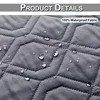 3/4/5Pcs Sofa Headrest Cover Armrest Pad Reclining Chair Sofa Armrest Towel Headrest Cushion with Organizer Pockets Home Decor 6
