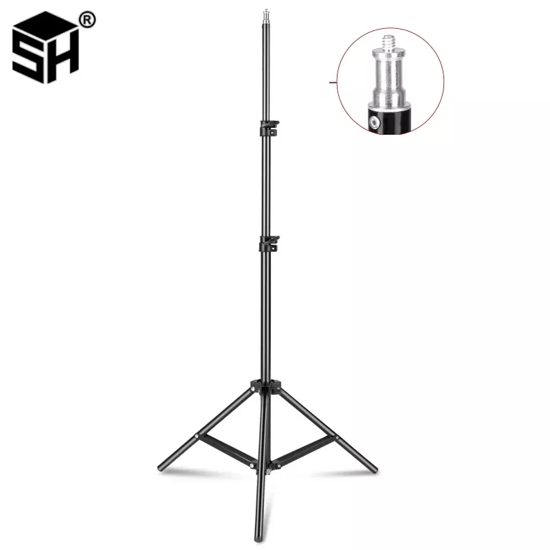 Fotografia Tripé Cabeça de Parafuso Luz Suporte para o Telefone Selfie Vara Projetor Pisca Iluminação Fotográfica Softbox Luz Suave