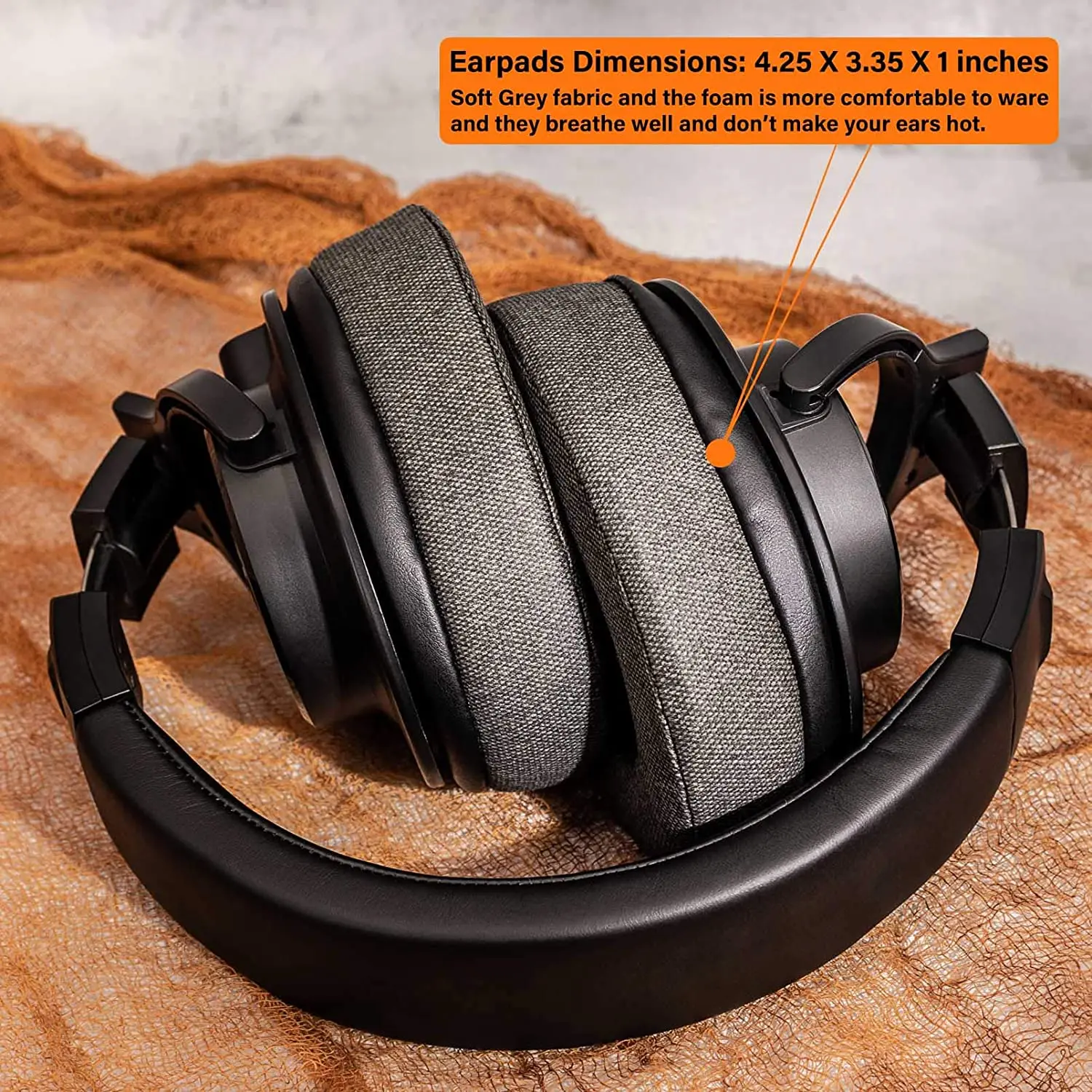 Premium Replacement Earpads for Gaming & Music Headphones