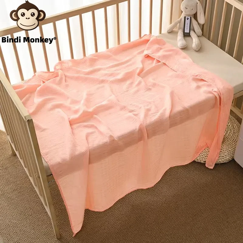 Baby blanket square shape pure color bamboo fiber soft and comfortable120cm*120cm 4