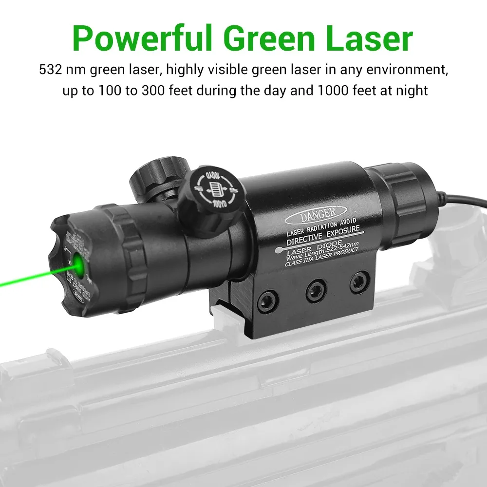 Laser Pointer Laser Sight Red Dot Laser Sight Tactical Green Red Dot Laser Sight Scope with Pressure Switch Laser Pointer Pen Red for Rifle Gun Scope Shooting Accessory