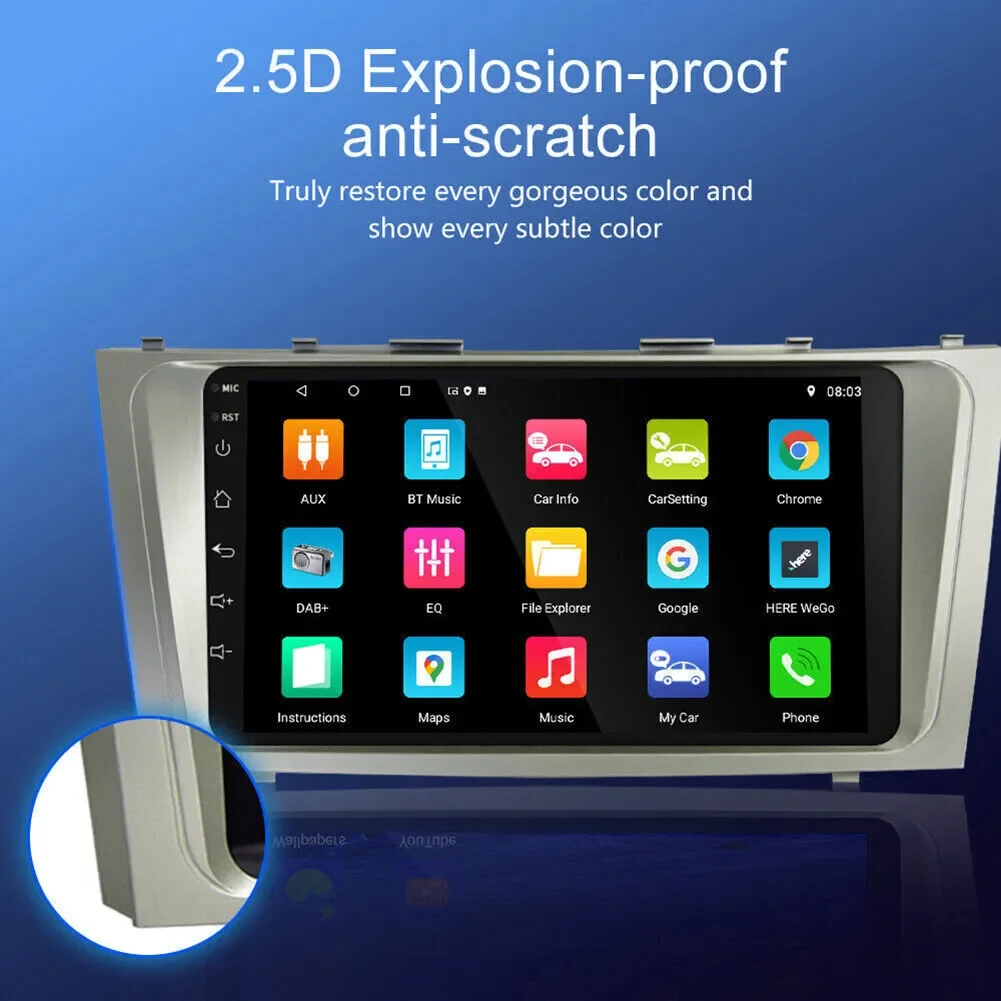 Android 13 Car Navigation Player for Toyota Camry 9 Inch GPS