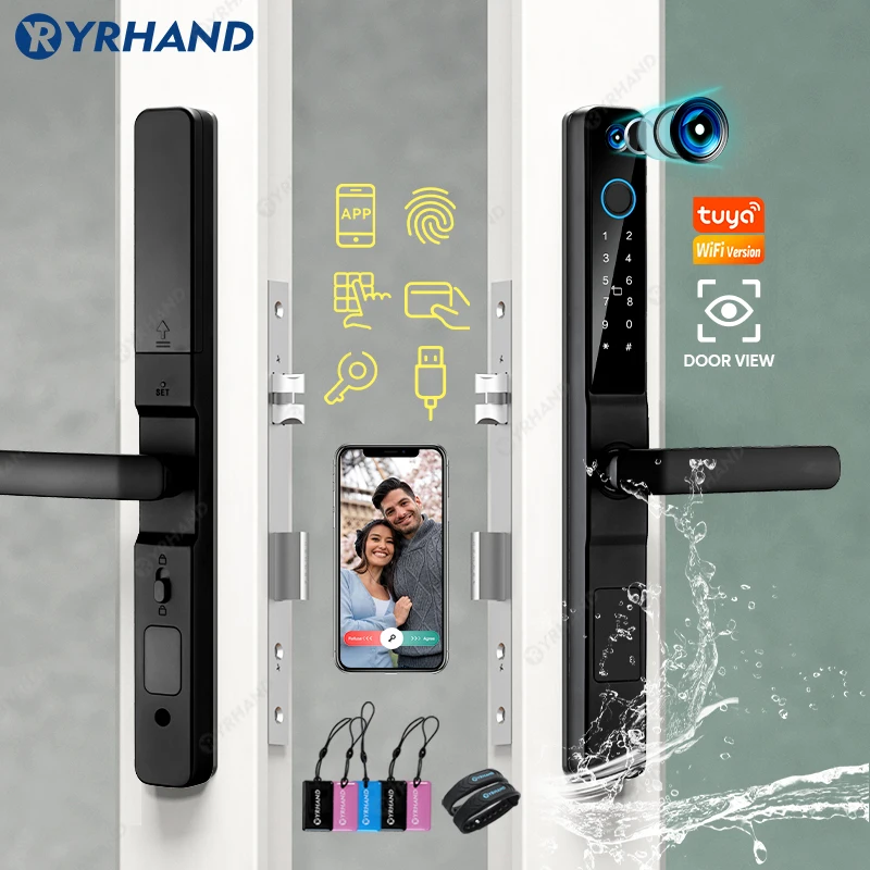 YRHAND IP66 Keyless Cat's Eye Waterproof Peephole Outdoor Aluminum