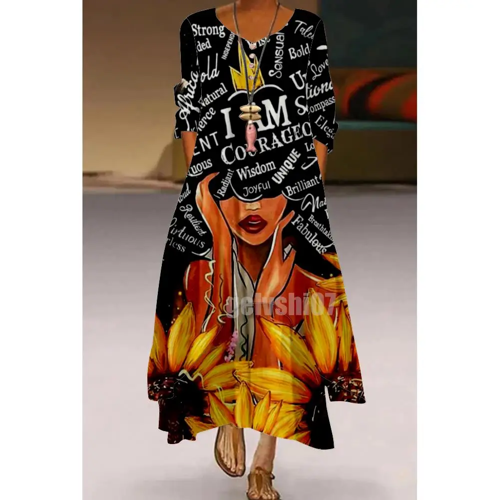 

Irregular Design Elegant Women Dress Streetwear Harajuku Casual Africa Women Dresses Bohemia Female Beachwear Maxi Fashion Dress