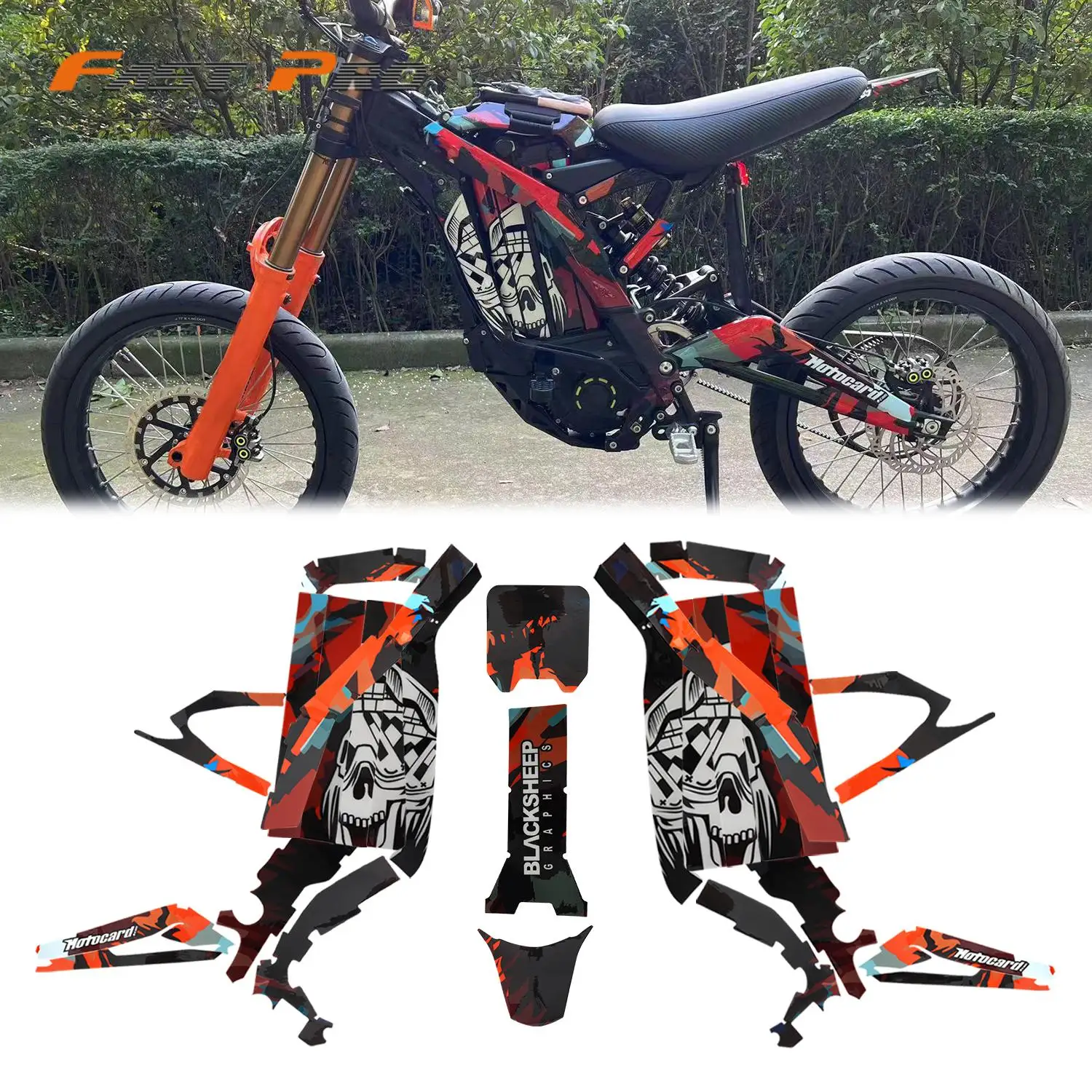 

Motorcycle New 2022 Accessories Complete Sticker Decal Stickers Kit For Light Bee Sur-Ron Sur Ron Surron S X Electric Motorcycle