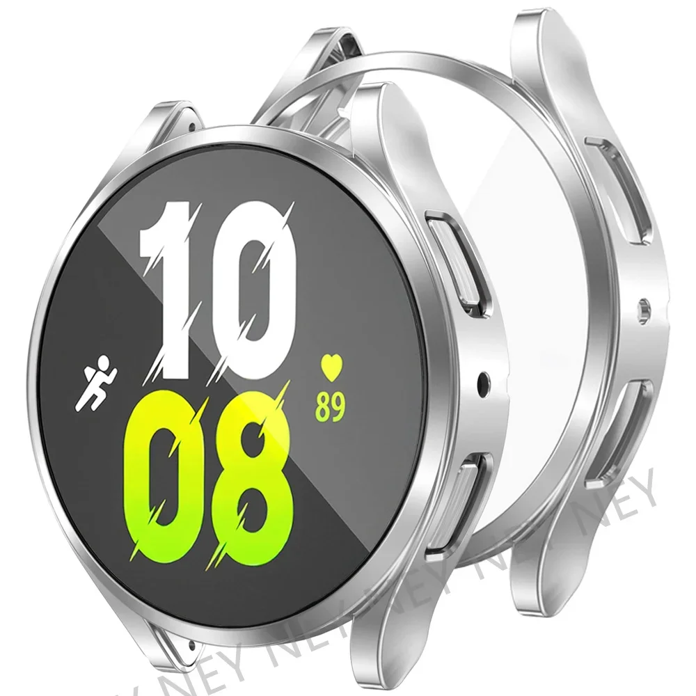 Premium TPU Protective Case with Full Cover Bumper and Screen Protector for Samsung Galaxy Smartwatches