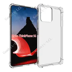 Motorola ThinkPhone Silicone Protective Case - Soft TPU Back Shell for ThinkPhone (Clear)