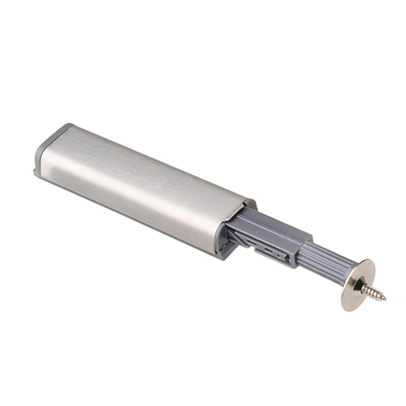 

Hot SV-20Pc Door Stopper Cabinet Catches Stainless Steel Push To Open Contact Damper Buffers Quiet Closer Magnetic Hardware