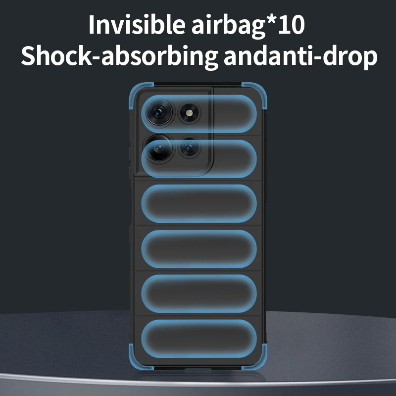 Skin Feeling Airbag TPU Shockproof Protective Phone Case