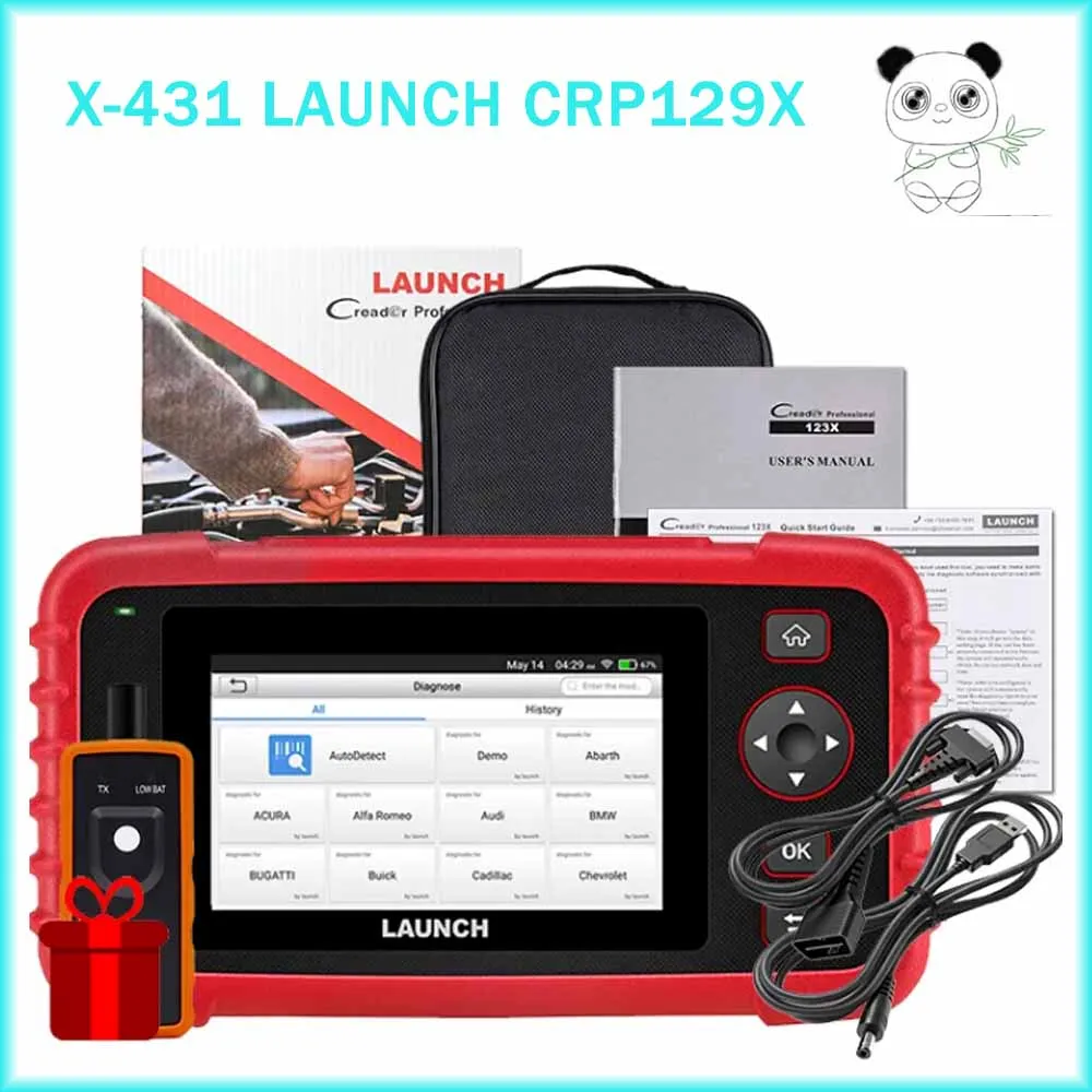 Avvia Obd2 Scanner Crp129X Strumento Di Scansione Per Auto Obdii Diagnostic Machine Code Reader Diagnostic Engine Abs Airbag Test Di Trasmissione