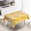Bee Hive Theme PE Tablecloth Happy 1st Birthday Party Decorations Kids Kitchen Dining Table Cover Wedding Baby Shower Supplies 2
