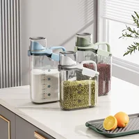 Airtight Food Storage Containers Cereal Dispenser Cereal Container Storage Box Rice Dispenser Grain Dispenser Kitchen Organizer 1