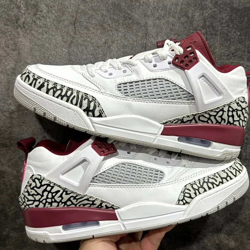 Adult Sports Shoes AJ 3 LOW Basketball Shoes Breathable Rubber Sole Real Leather Upper