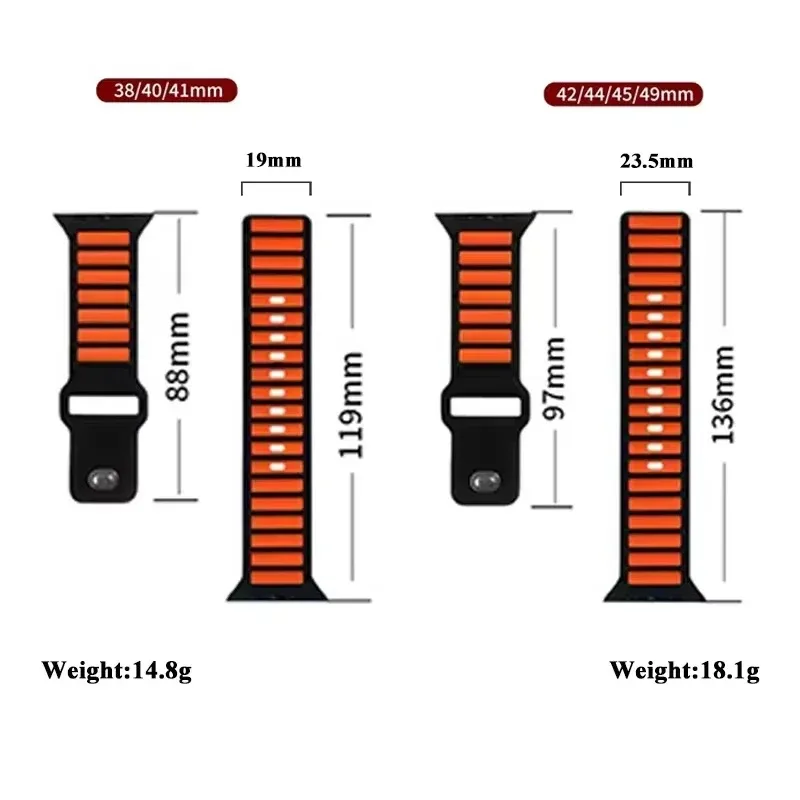 Silicone Sport Band for Smartwatch - Durable Rubber Strap Accessory