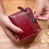 PU Leather Women's Wallets	Short Handbags Zipper Coin Wallet Credit Card Holder Luxury Designer Small Purses for Women 6