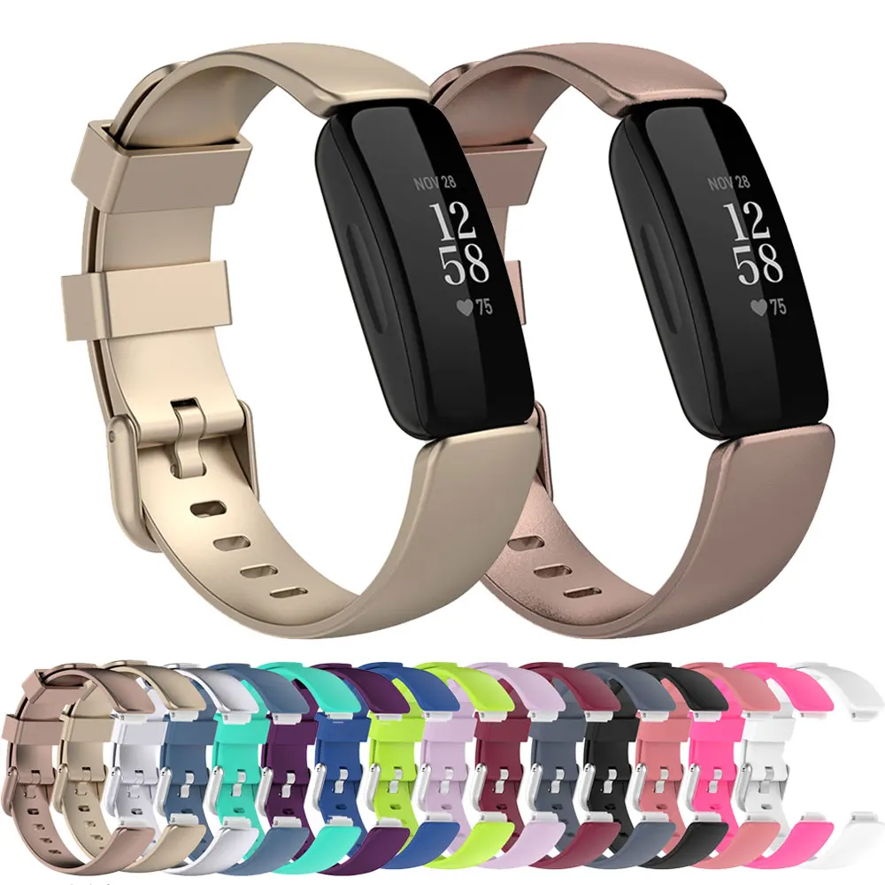 

Силиконовый ремешок L/S для умных часов Fitbit Inspire 2, регулируемый браслет, водонепроницаемый ремешок для наручных часов Inspire2, аксессуары для часов