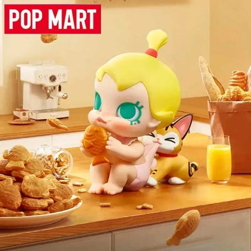 POP MART 베이비 몰리 & 베이비 타비 시리즈 블라인드 박스 장난감 귀여운 애니메이션 액션 피규어 깜짝 상자 미스터리 박스 인형 소녀 선물