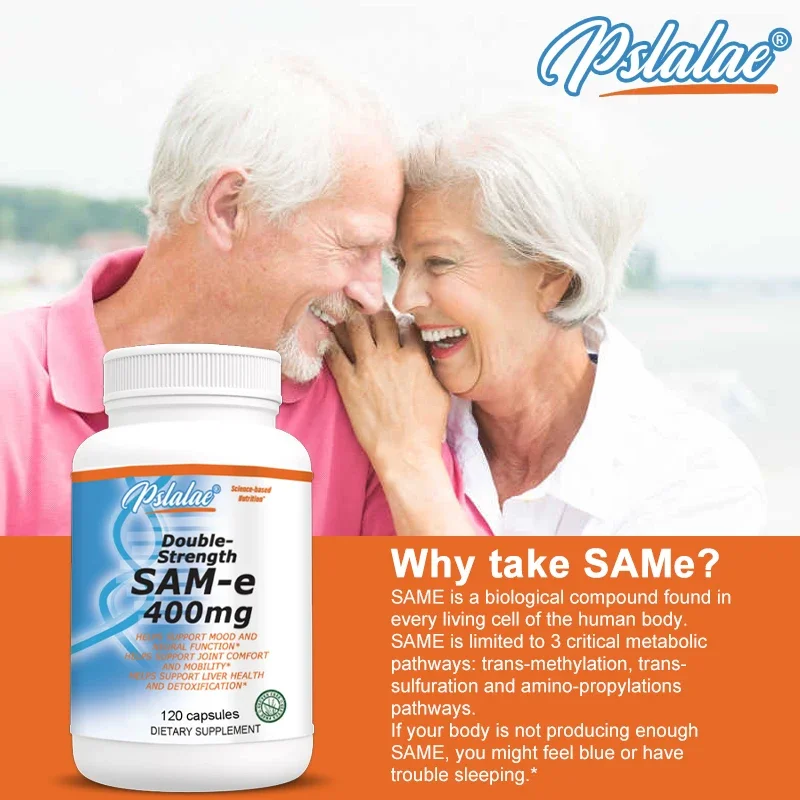 Sam-E 400mg Joint Supplement Supports Joint Health Brain Function Improves Mood Boosts Energy Levels Relieves Stress