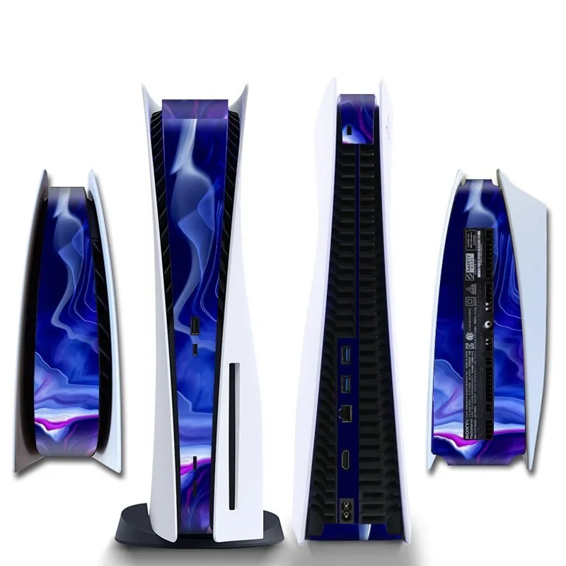 Middle Stickers Skin For PS5 CD-ROM/ Digital Edition Protective Shell Game Console Middle Replacement Decoration Strip 