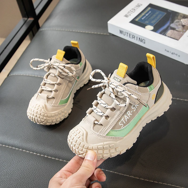 Kids Non Slip Outdoor Hiking Sneakers for Boys Girls