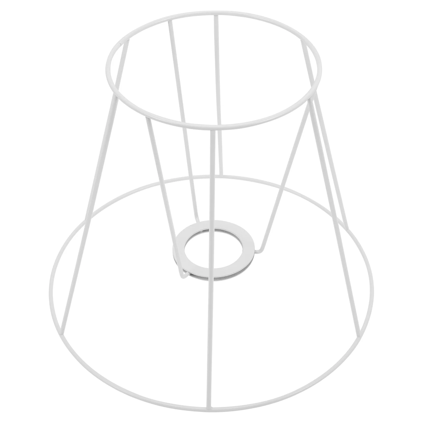 

Chandelier Shade Lampshade Frame Light Bulbs Drum Ring Wall Sconce Iron Cage Holder Frames