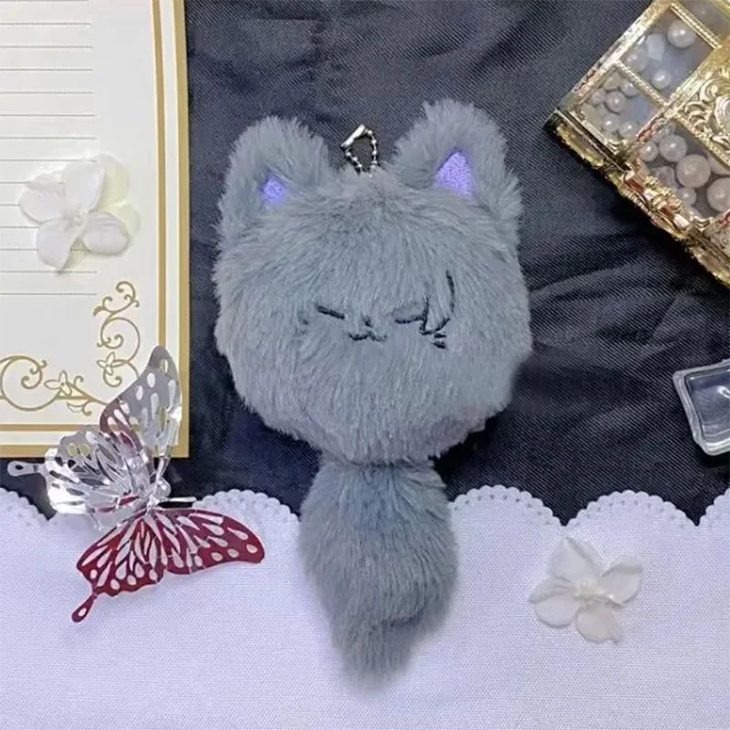 Plush Toy Anime Jujutsu Kaisen Satoru Gojo Geto Suguru Cat Fox Plush Doll Cute Embroidery Plush Doll Pendant Birthday Gift