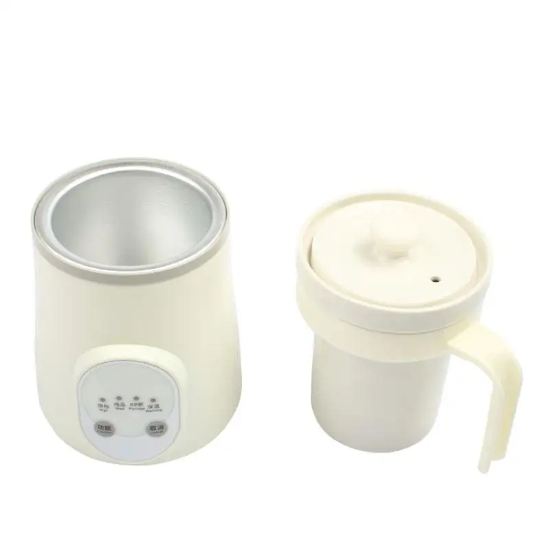 Ceramics Mini Electric Water Kettle Thermal Heating Cup Boiler Soup Health Pot Stew Porridge Noodle Slow Cooker Milk Heater 0.6L 6