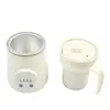 Ceramics Mini Electric Water Kettle Thermal Heating Cup Boiler Soup Health Pot Stew Porridge Noodle Slow Cooker Milk Heater 0.6L 6