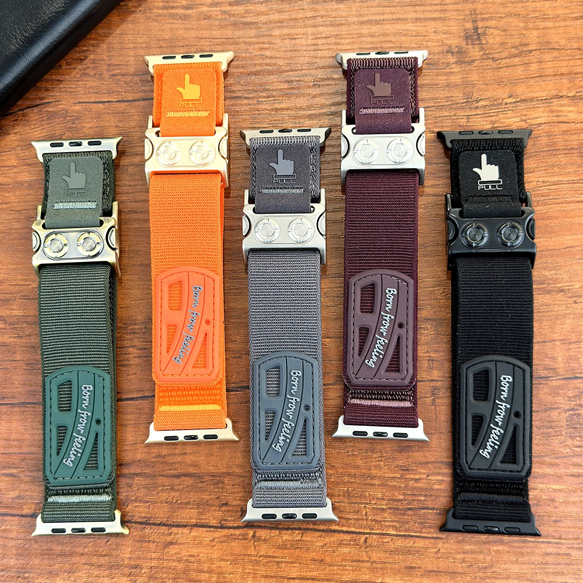 Magnetic Armor Sport Nylon Watch Strap - Versatile Fit Bracelet