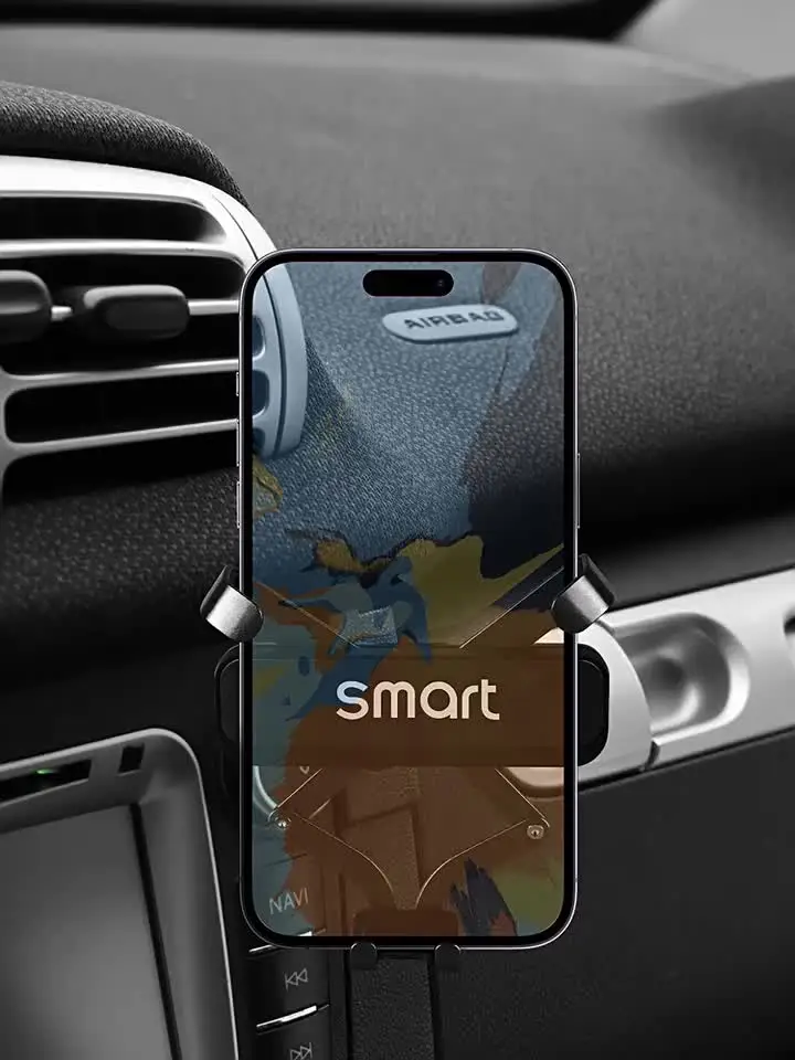 URYYRIT Supporto Cellulare per Auto, Cornice Navigazione GPS, per Smart