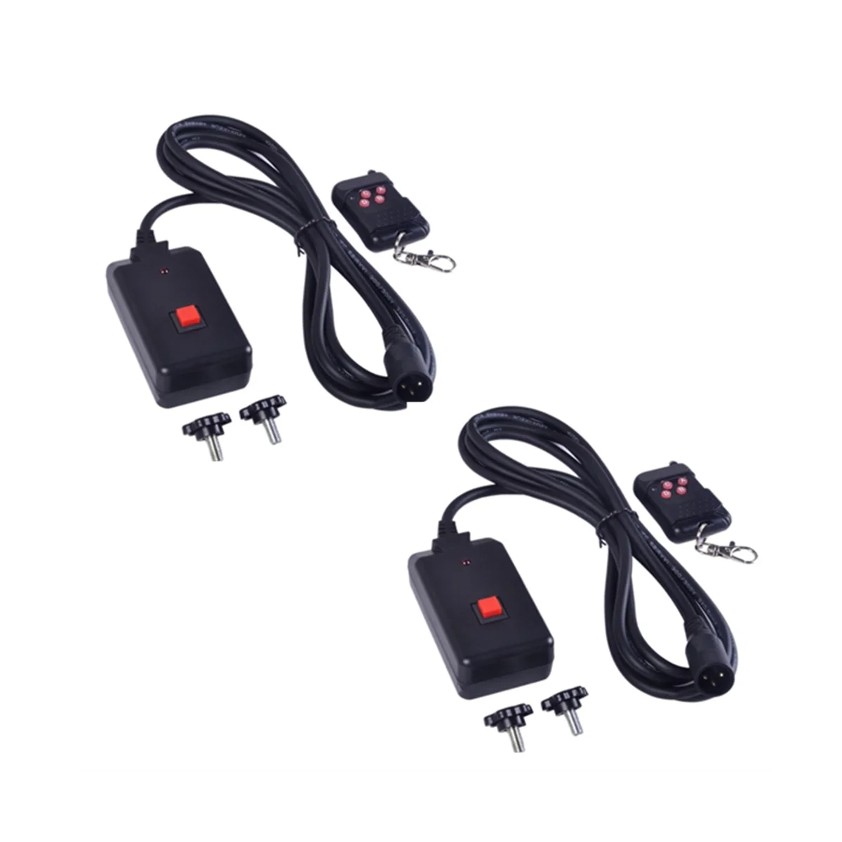 

Беспроводной пульт дистанционного управления 2 шт. 90-240 В переменного тока 2 в 1 3 контакта XLR для дымовой машины вечерние DJ сценическое освещение эффект атмосферы