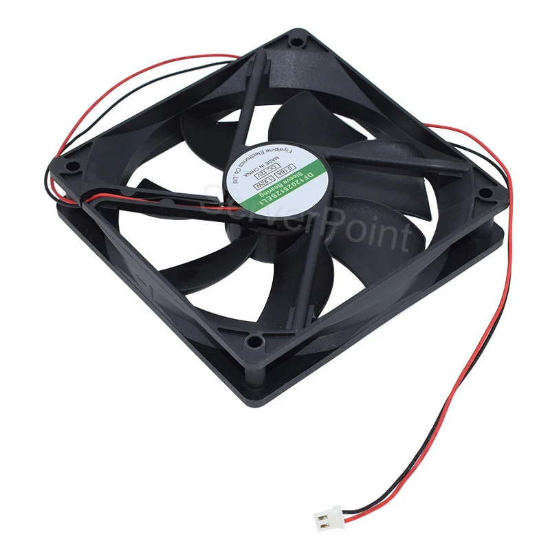 Bem Embalado Computador Refrigerador Ventilador Df1202512seli Dc12v 0.16a 1.92w Pinos Psu Chassis de Refrigeração para Alpine Novo & - Imagem 2