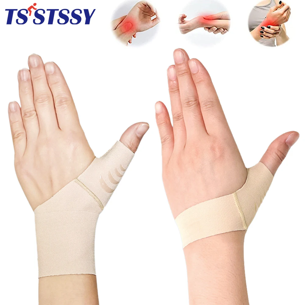 

1Pcs Elastic Thumb Support Brace, Thumb Compression Sleeve for Relieving Pain, Arthritis, Joint Pain,Tendonitis, Sprains,Sports