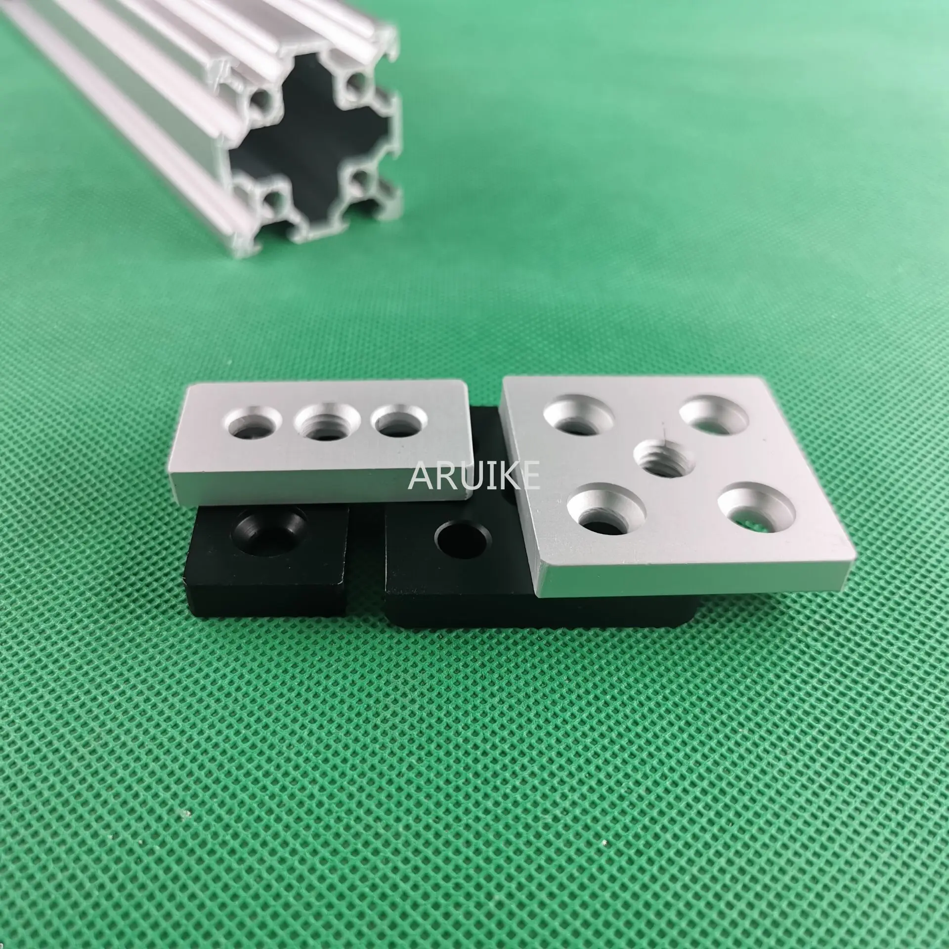 2040 End Face Connection Plate Block Double Slot 4040 Foot Cup Holder Caster Adjustment Support Bottom