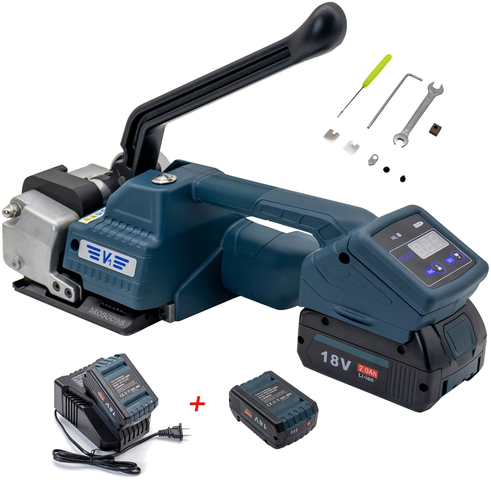 

Electric Strapping Machine V1 Battery Automatic banding tools 200mha Cordless Baler Packaging Tensioner for 1/2 in-5/8 in PP PET