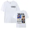 Rapper RELS B Skinny Flakk 2025 Tour T-shirt Men Clothing Fashion Hip Hop Punk Street Tshirts Unisex High Quality Cotton T Shirt 4
