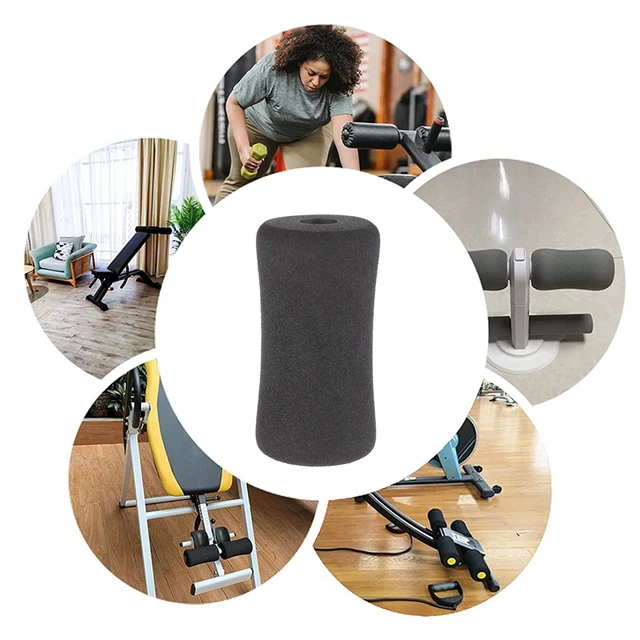 thumbnail image 2 of Fitness Equipment Accessories Foam Foot Pad Rollers For Total Trainer - Pair Of Replacement Pads For Home Gym Equipment Gym Foam Rollers 2 of 12