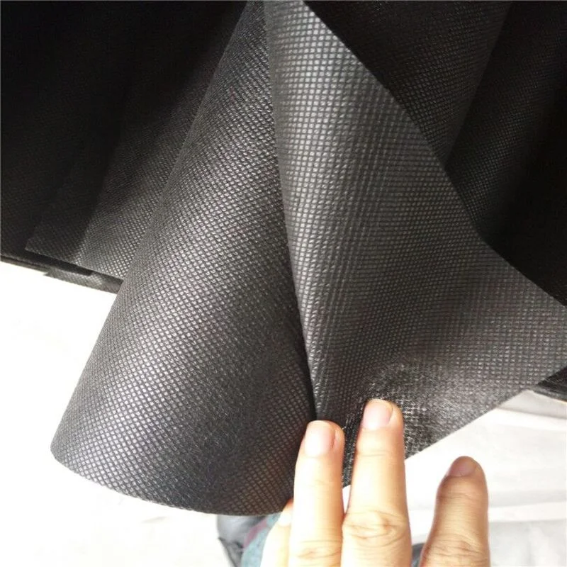 10m/20m Non-woven Black Non-woven Fabric Breathable Geotextile Anti-aging Gardening Fabric Weed-proof Cloth Weeding Cloth