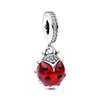 Glow-in-the-dark Firefly Sparkling Bee Red Ladybird Dangle Charm Beads Fit Original 925 Sterling Silver Bracelet Jewelry 4