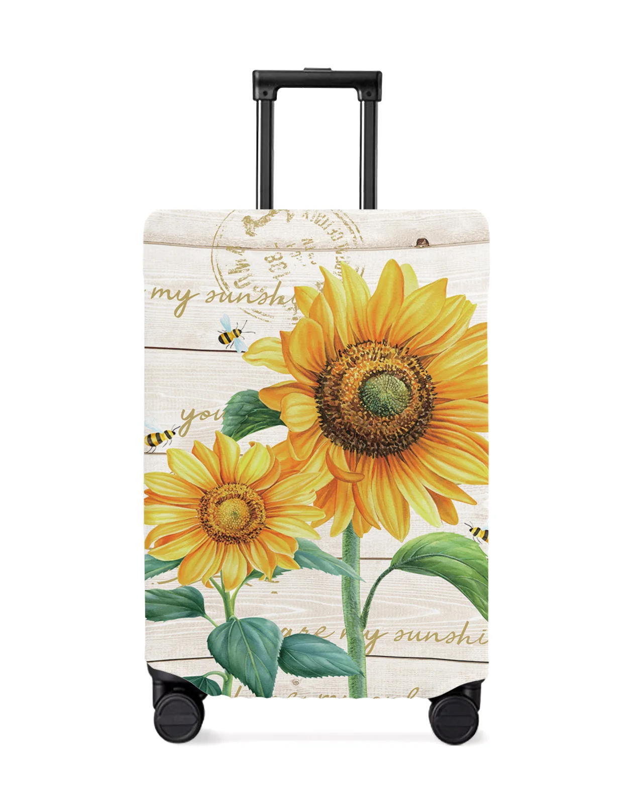 farm-flower-sunflower-bee-travel-luggage-protective-cover-for-travel-accessories-suitcase-elastic-dust-case-protect-sleeve