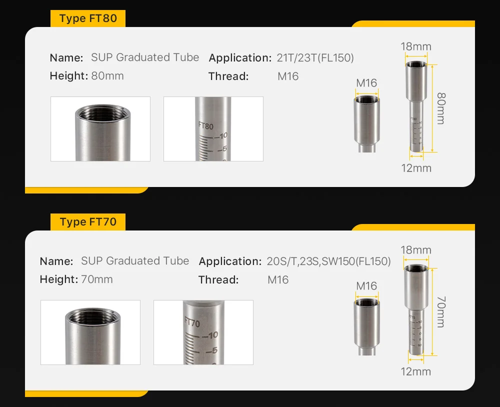 Original sup weiye graduiertes rohrs chweißkopf düsens chneiddüsen zubehör für sup20s/t, sup23s, sw150, sup21t, sup23t – Detail 3