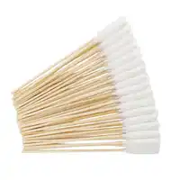 100Pcs Dog Cat Cotton Buds Professional Dirt Removal Bamboo Stick Cotton Swabs for Cleaning Dogs Ears 1