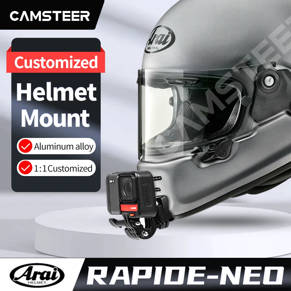 Arai Rapide Neo Casco Moto Supporto Mento Personalizzato Per Gopro Hero11 10 Insta360One X3 X2 Rs R Dji Action Camera Accessori