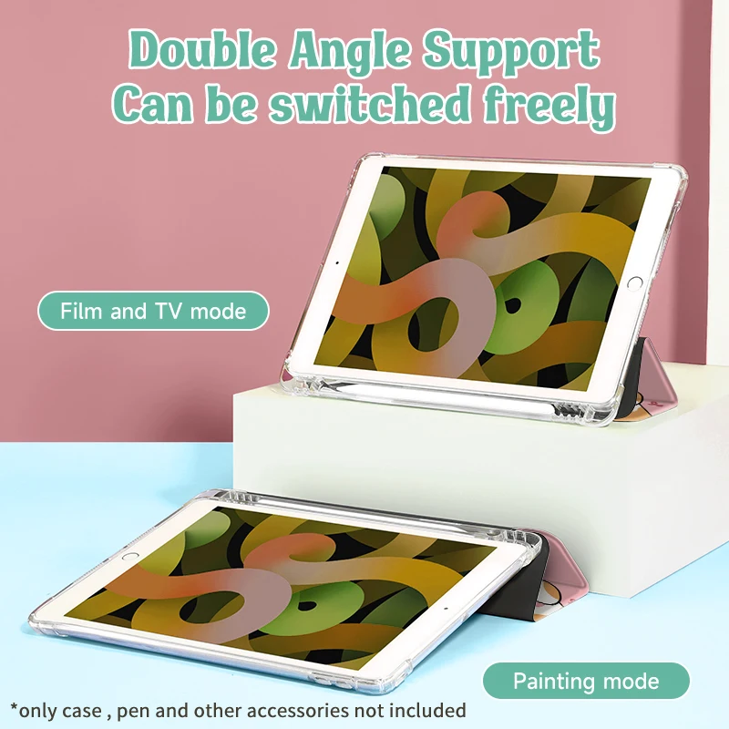 Adorable Cat Paw iPad Case with Pencil Holder and Auto Wake/Sleep Cover