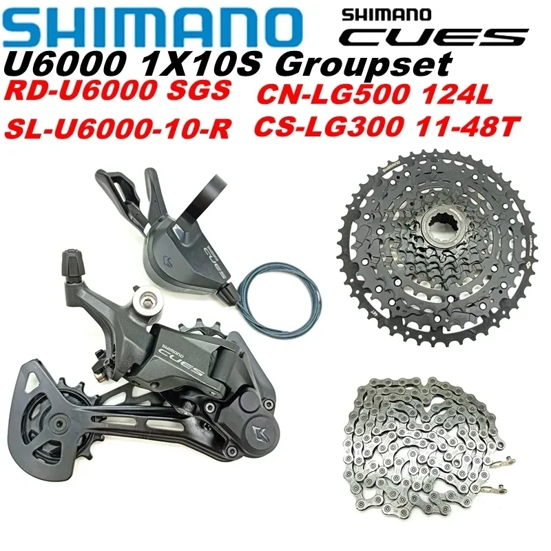 

SHIMANO CUES U6000 Groupset SL-U6000-10R RD-U6000 CS-LG300-10 CN-LG500 Original Parts
