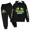 New Cartoon Plants vs. Zombie Clothing Autumn And Winter Children'S Clothes Long-Sleeved Suit Kids Sportswear Hoodie Costume Set 2