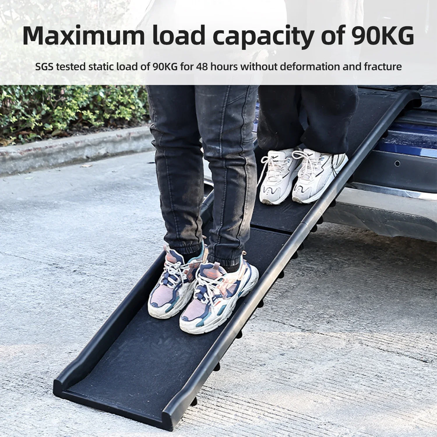 compact foldable lightweight outdoor dog ramp portable pet ramp for large dogs suv cars trucks