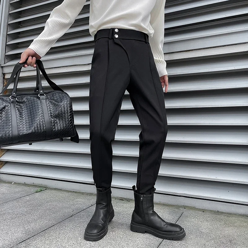 2024 Brand Clothing Harem Jogger Pants Men Cotton Sweatpants Trousers Men Casual Lightweight Spring Summer Men Casual Pants