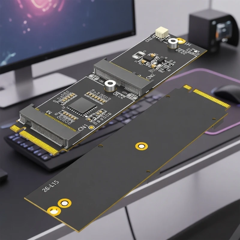 데스크탑 컴퓨터용 PCIe M.2 드라이브 및 WiFi 6 호환 5 2 확장 카드
